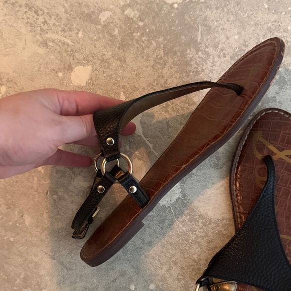 Sam Edelman Black and Brown Sandals - Picture 4 of 7